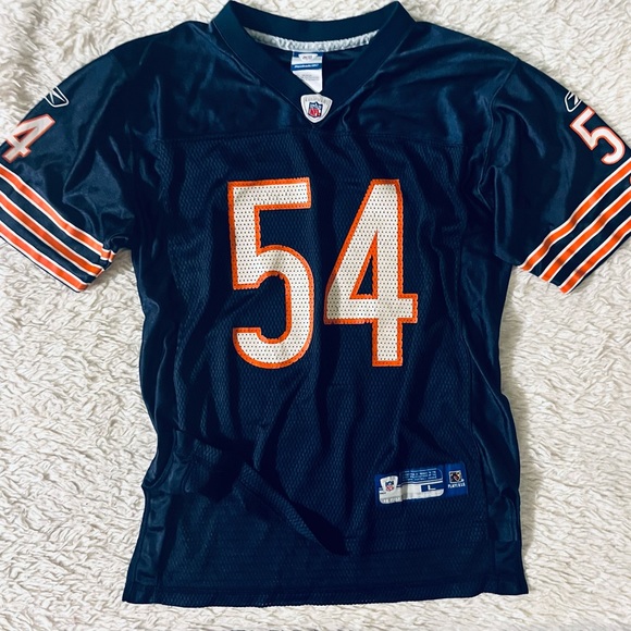 Vintage NFL equipment Reebok Chicago Bears Brian Urlacher jersey retired #54 - Picture 3 of 15